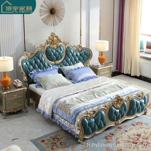 turquie bleu cuir meubles chambre adulte